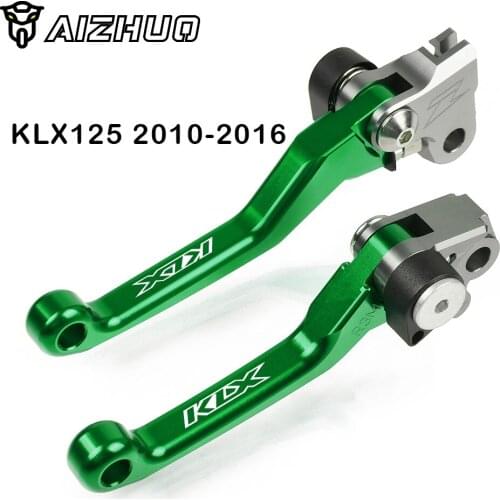 Motorcycle Pivot Brake Clutch Levers Dirt Pit Bike Levers For KAWASAKI KLX125 KLX250 KLX450R KLX150S KLX150BF KLX 125 250 450R