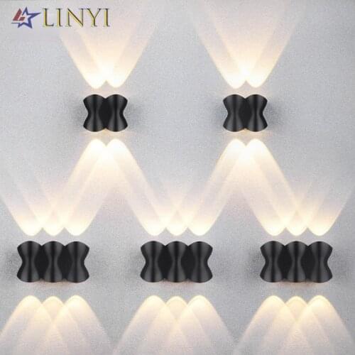 New Outdoor Wall Lamp Waterproof Door Wall Washer Creative Exterior Wall Lamp Courtyard Balcony Wall Lamp Decorative Wall Lights