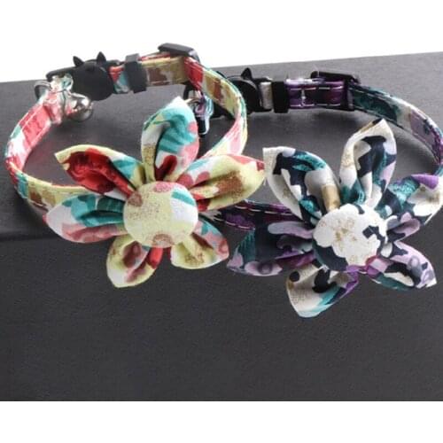 Cat Small Dog Collar With Leash Polyester Collars Pet Walking Belt For Small Middle Chihuahua Teddy For Cats