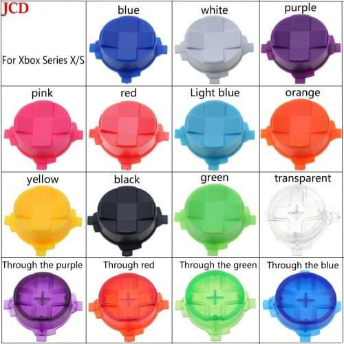 JCD 1Pcs Plastic Thumbstick, Analog Cross Button, D-pad The Sirection Key Botón De Dirección Para For Xbox Series X/S,Mando