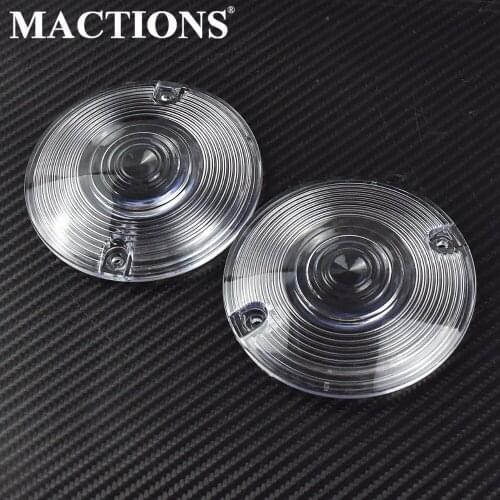 Motorcycle Clear Turn Signal Lens Cover For Harley Touring Road King Heritage Softail Electra Glides Road Glide 1986-2014