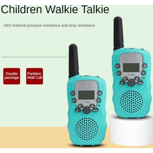 Dropshipping Electronic Product Childrens Toy Walkie-talkie Light Blue Mini Radio Parent-child Interactive Walkie-talkie Toy