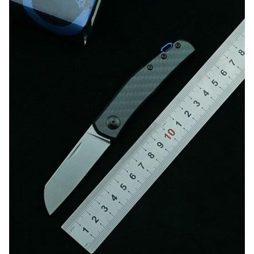 LEMIFSHE ZT0235/0230 folding knife 20CV blade carbon fiber handle outdoor camping survival kitchen knife EDC gift tool knife