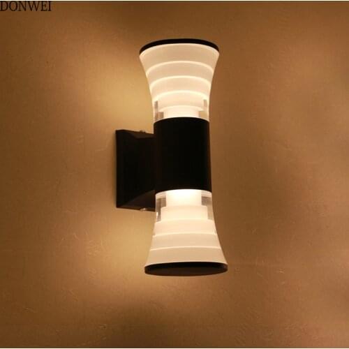 Modern Outdoor Led Wall Light 3W 10W Dual-Head Wall Lamp Sconces for Bedroom Corridor Waterproof Garden Porch Balcony wall Light