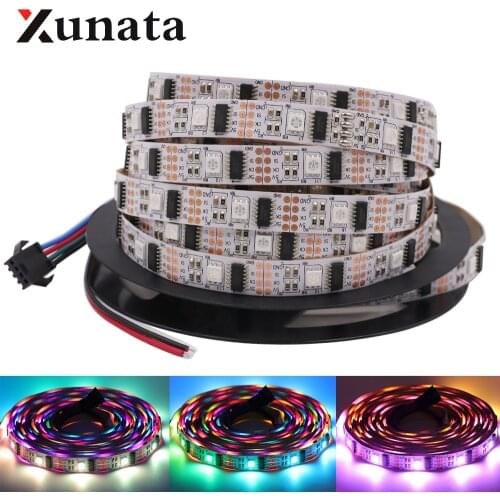 DC5V WS2801 LED Strip Dream Color Individually Addressable 5050 Emitting Diode LED Light Lamp 32LEDs/m For Home Decoration 1m 5m