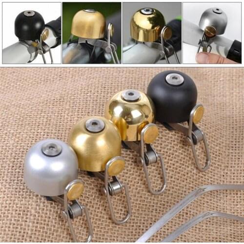 Bicycle Retro Bell Mountain Road Bike Folding Bike Universal Handlebar Copper Horn Super Loud Riding Bell With A Bicycle Strap