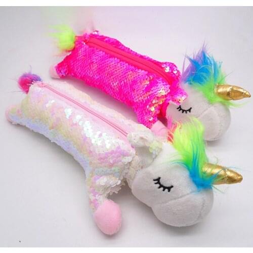 Women Cosmetic Bag Fashion Toiletry Travel Organizer Sequins Glitter Portable Beauty Brush Pencil Case Cute Clutch Makeup Bag