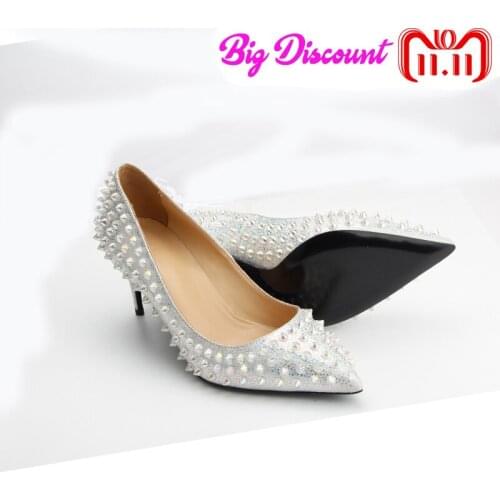 New Style Women Shoes High Heels Shoes High Quality Pumps For Women High Heels Genuine Leather Wedding Shoes