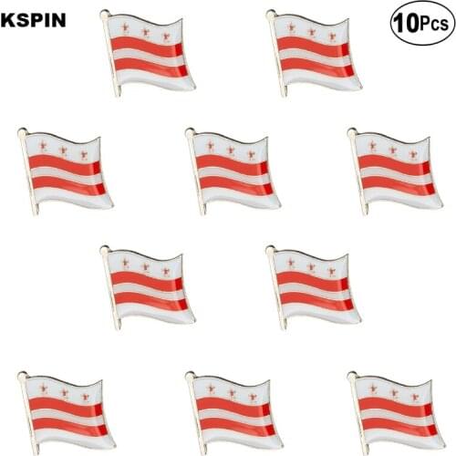 Washington DC Lapel Pin Flag badge Brooch Pins Badges 10Pcs a Lot