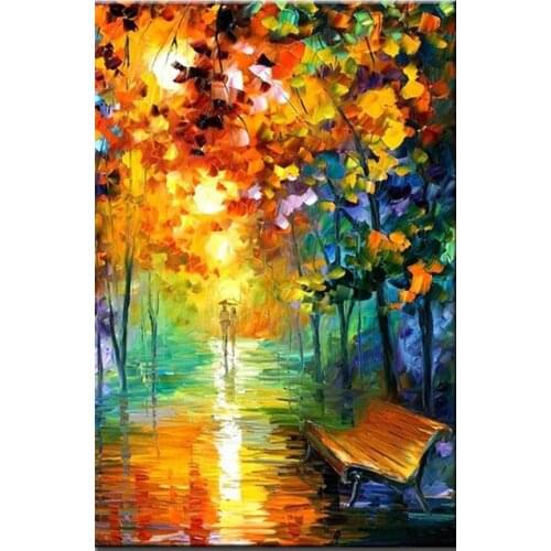 H2662 YIKEE diamond diamond painting,diamond painting colorful,diamond painting A sweetheart walk