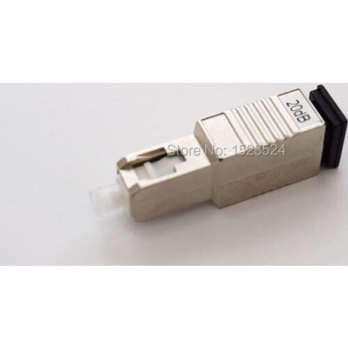 Free Shipping 5pcs/lot 20dB SC Female to Male Fiber Optic Attenuator LC Female Male Fiber Optic Attenuator