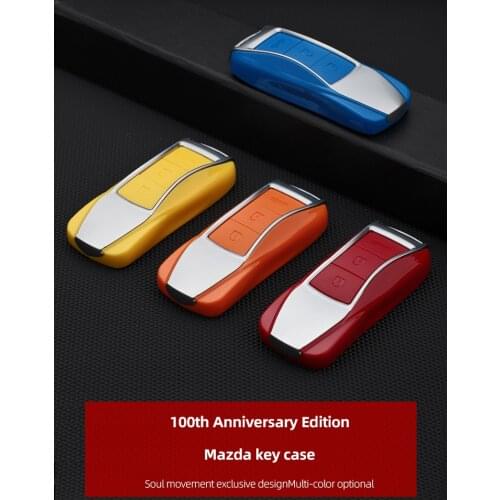 For Mazda CX3 CX4 CX5 CX8 CX9 Atez Button Car Remote Control Key Shell Cover Case Fob Skin Protector Car Accessories