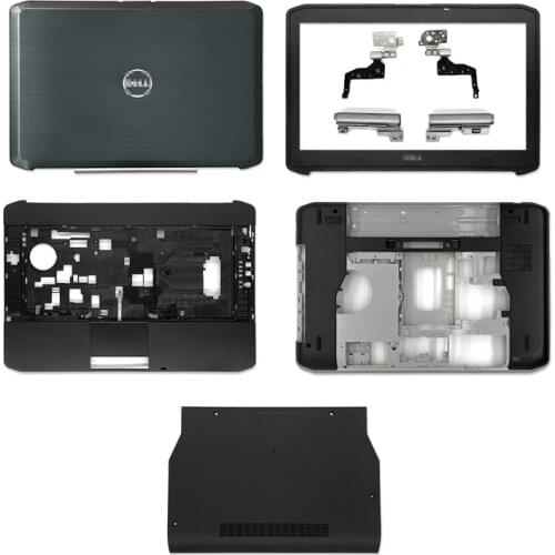 New Top Case For Dell Latitude E5420 LCD Back Cover/Front Bezel/Palmrest/Bottom Case Door Cover/Hinge Cover Black Non Touch