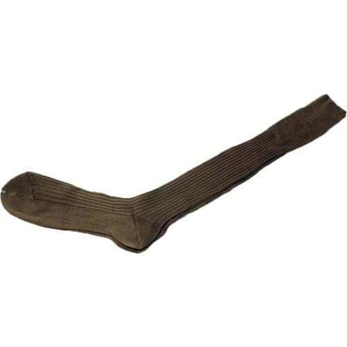 Stocking socks pedalini Italian army green pure cotton 5 pieces Men