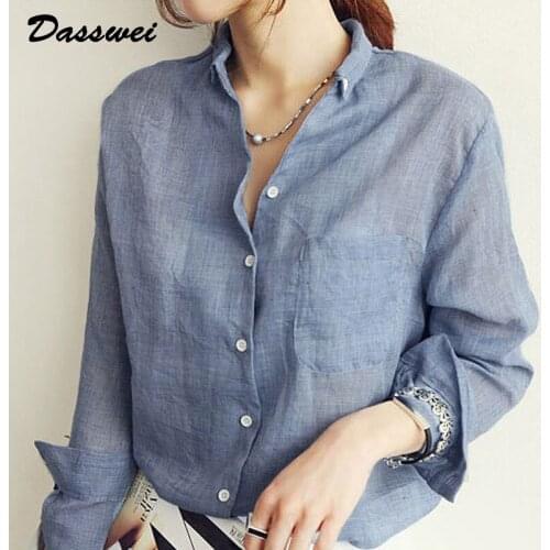 Женские белые рубашки Dasswei China At AliExpress