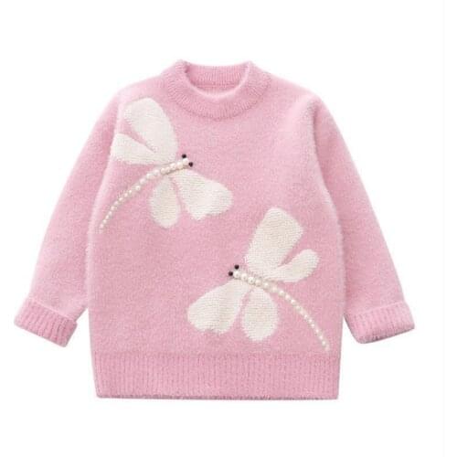 Girls sweaters spring autumn children pullover tops clothes for baby girl kids fashion soft sweater outfits 1 2 3 4 years todder