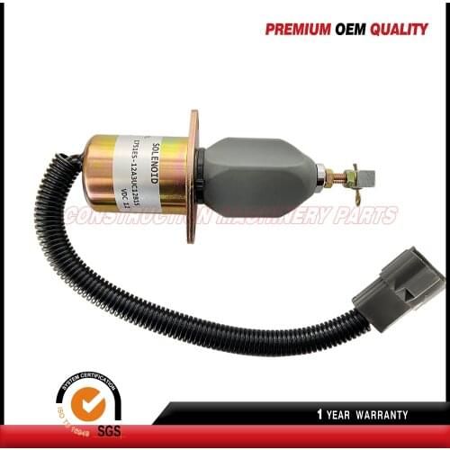 In Stock 1751ES-24A3UC12B1S SA-4673-S 24V Stop Solenoid Valve For Hyundai R60-5 R210-5 R335-7 Yanmar