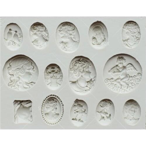 Lady Avatar Fondant Cake Baking Molds,Cake Decorating Tools Pastry Tools Kitchen Accessories SQ1525