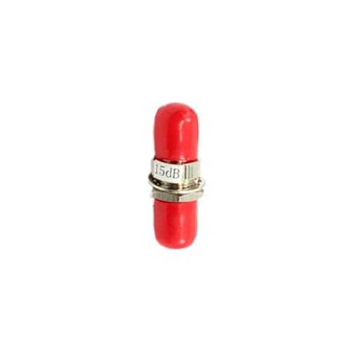 MT-1033-AD-A 0dB 2dB 15dB Red ST UPC Adapter Adaptor Type Fixed Fiber Optic Attenuator