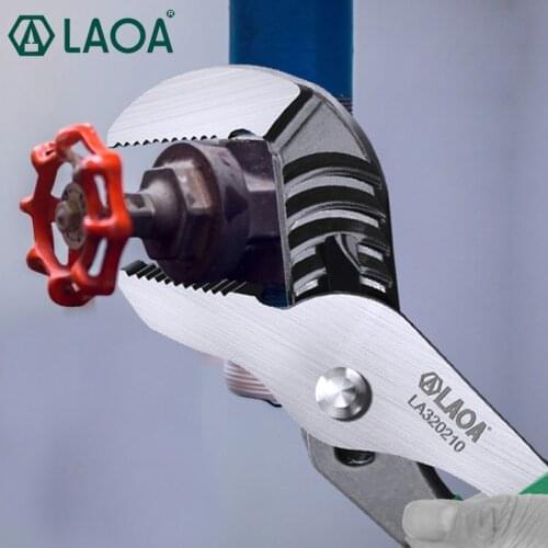 LAOA Multi-function Pipe Wrench Adjustable Water Pump Pliers Faucet Repair Tool