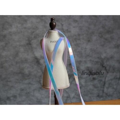 Laser reflective tape magic color rope, creative diy clothing handmade decorative accessories High-end laser clothing fabric