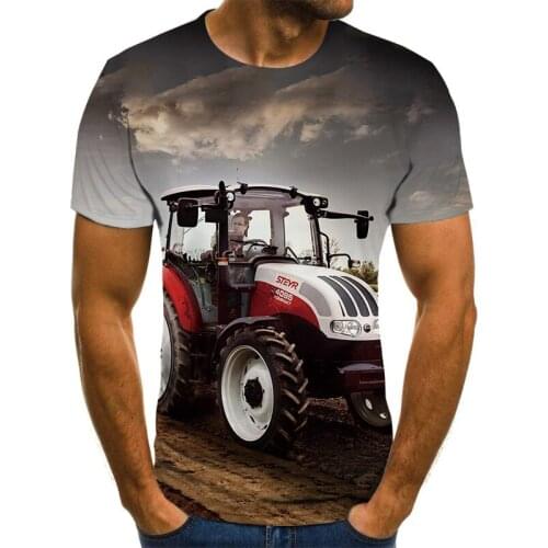 Summer new racing mobile phone car 3D printing T-shirt summer fashion top motorcycle graphic punk style childrens T-shirt