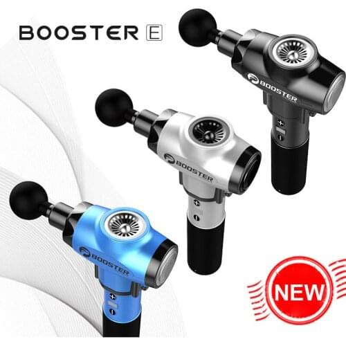 Booster E Massage Gun Deep Tissue Massager Therapy Body Muscle Stimulation Pain Relief for EMS Pain Relaxation Fitness Shaping