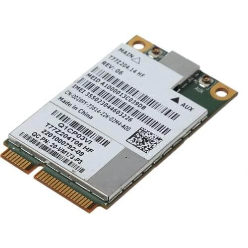 PCI-E Wireless Adapter Card Module for Dell Latitude E6420 E5420 0269Y 00269Y DW5630 5630 for Gobi 3000 3G EVDO/WCDMA WWAN G77MT
