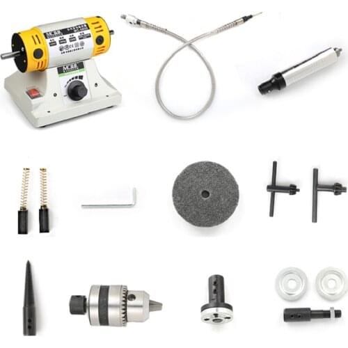 New 220V 850W Multi-function Adjust speed Bench Buffer Polishing machine Carving Cutting for Jade jewelry