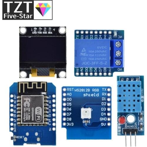 ESP8266 ESP-12 ESP-12F CH340G CH340 V2 USB WeMos D1 Mini WIFI Development Board D1 Mini NodeMCU Lua IOT Board 3.3V With Pins