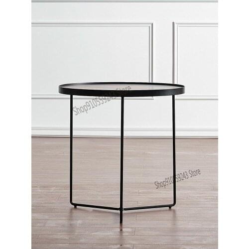 Light Luxury Side Table, Mini Corner Table, Sofa, Small Side Table, Italian Side Table, Creative Small Round Table, Simple And M