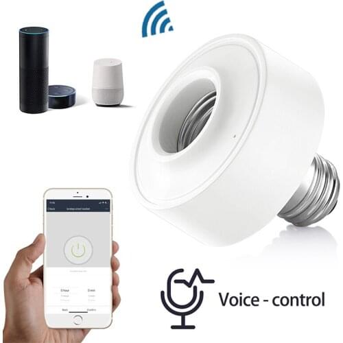 Tuya WiFi Smart Light Stand Module Smart Life Voice Control Light Lamp E26 E27 Socket Module For Alexa Google Home