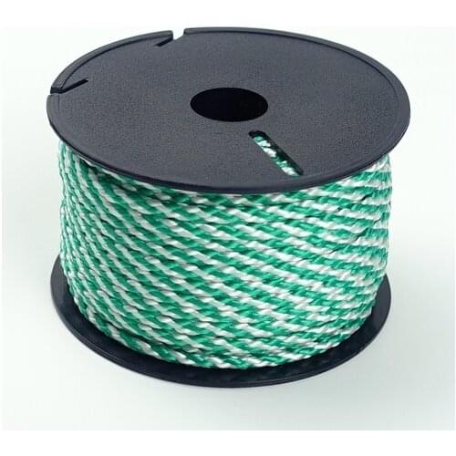 3mmx20m Utility Polypropylene Cord 8 Braided PP Rope Home Decor Craft DIY Hang Tag Christmas Gift Packing Multipurpose String