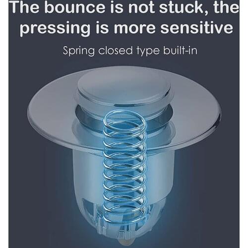 Stainless Steel Bathroom Sink Stopper Pop up Anti Clogging Drain Stopper with Filter Basket for Bathtub Sink xqmg Drains Bathroo