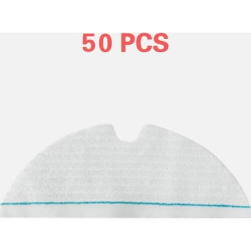 10/30/50 PCS Sweeping Robot Disposable Mops For Xiaomi S6 T6 S5 Vacuum cleaner accessories