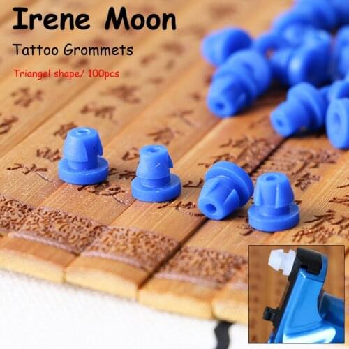 100pcs Tattoo Needles Grommets Silicone Durable Needles Pad Tip Grip Tattoo Needles Cap Tattoo Machine Accessories