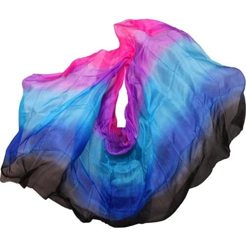 2017 design 100% real silk belly dance veil, cheap dance veils,tari perut kostum veil 5 color veils ,fast shipping