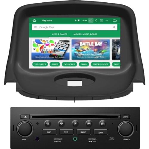 RoverOne Car Multimedia System For Peugeot 206 206CC 206SW Android 9.0 Radio Stereo DVD GPS Navigation Media Music Player DSP