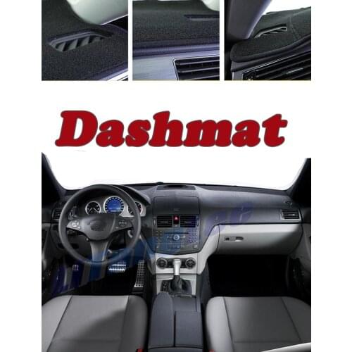 Car DashMat Cover Sun Protection Carpet Anti Slide Pad For Mercedes Benz C MB W204 2007~2010 Insulated Dash Mat
