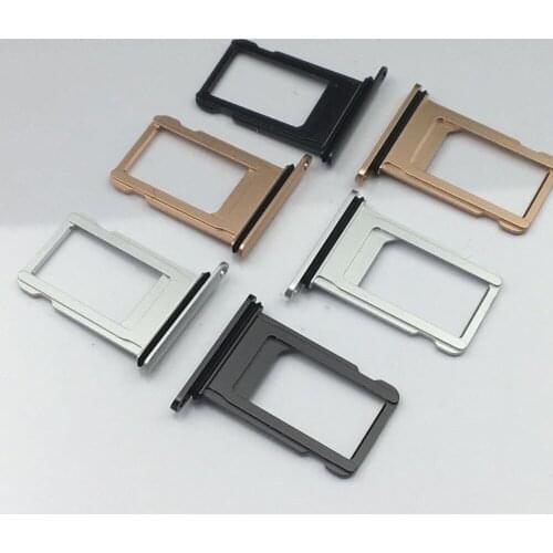 Micro Nano SIM Card Holder Tray Slot Replacement Part for iphone 8 8plus phone SIM Card Holder Adapter Socket