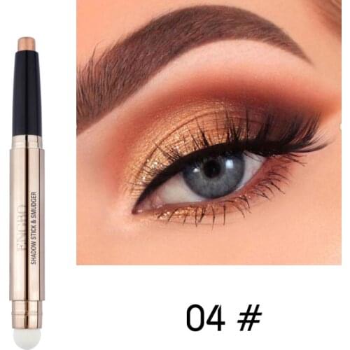 Double-headed Waterproof Eye Shadow Pencil Pearlescent Silkworm Eyeshadow Lasting Eye Liner Pen Pigment Beauty Eye Makeup Tools