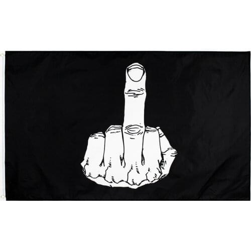 Yehoy 90x150cm middle finger Flag
