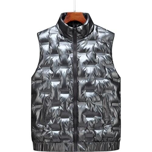 Mens jacket sleeveless vest winter Jackets warm Down Vests Casual Coats Male Hooded Vest Men Waistcoat Zipper Windbreaker Coat
