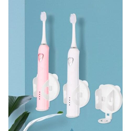 Electric Toothbrush Holder Rack Automatic Adhesive Wall Mounted Tooth Brush Organizer Gravity Sensor Auto-adjust Bathroom