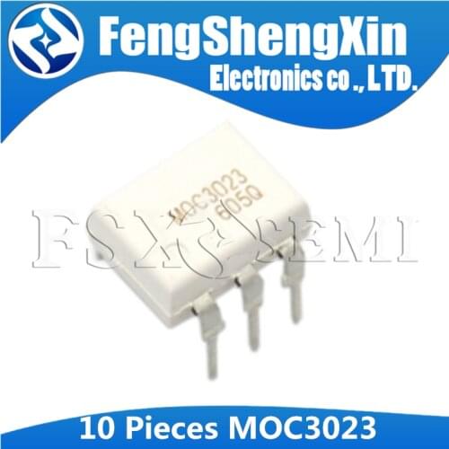 100pcs/lot MOC3023 DIP-6 OPTOISOLATORS TRIAC DRIVERS DIP