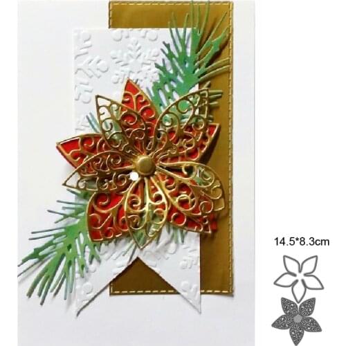 HolloW christmas berry flowers Metal Cutting Dies for DIY Scrapbooking Album Paper Cards Decorative Crafts Embossing Die Cuts