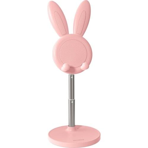Pink Cute Cell Phone Stand Universal Adjustable Desk Phone Holder Desktop Tablet Holder Stand for iPhone,iPad,Oneplus Huawei