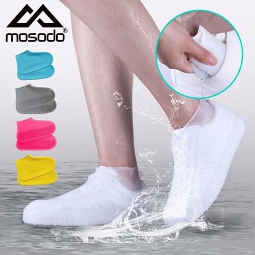 Silicone Waterproof Shoe Cover Multi Color Rainy Day Shoe Cover Anti Slip Thickening Wear Resistant Adult Silicone Rain Shoe