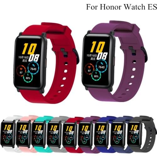Silicone Wrist Strap For Honor Watch ES Band Replacement Wristband Bracelet Sport Watch Band For Honor ES HES-B19 Watchband