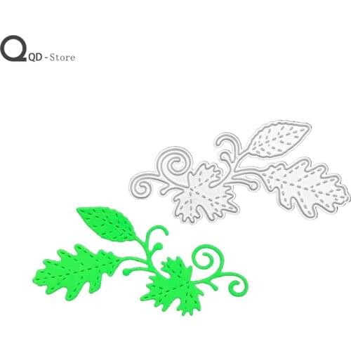 Scrapbooking Educational Leaves Metal Cutting Dies Handmade Tools DIY Card Make Mould Model Craft Decoration New 2021 Wholesale